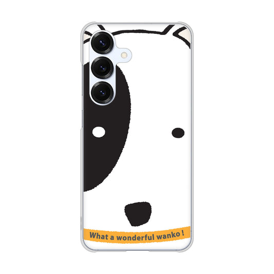 Galaxy S25 SCG31 au 高画質仕上げ 背面印刷 ハードケース 【IA800 わんこ】