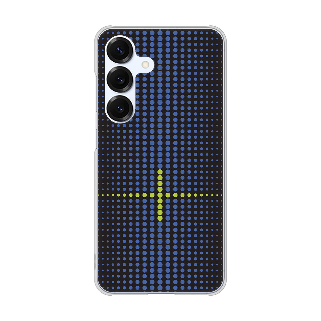 Galaxy S25 SCG31 au 高画質仕上げ 背面印刷 ハードケース 【IB907 グラデーションドット】
