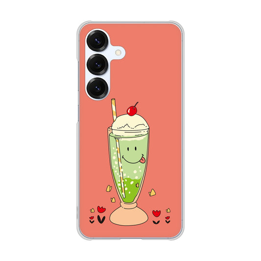 Galaxy S25 SCG31 au 高画質仕上げ 背面印刷 ハードケーススイーツイラスト