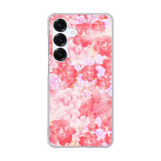 Galaxy S25 SCG31 au 高画質仕上げ 背面印刷 ハードケース 【VA817 はんなり色の華】
