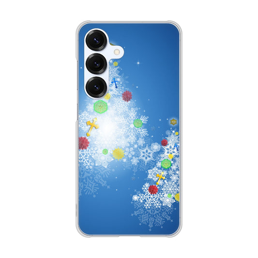 Galaxy S25 SCG31 au 高画質仕上げ 背面印刷 ハードケースクリスマス