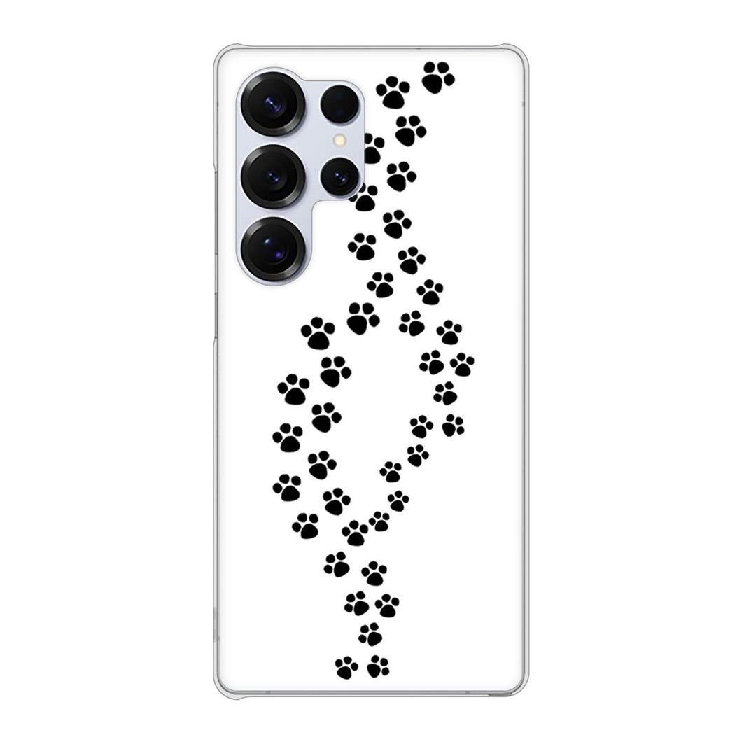 Galaxy S25 Ultra SCG32 au 高画質仕上げ 背面印刷 ハードケース 【066 あしあと】