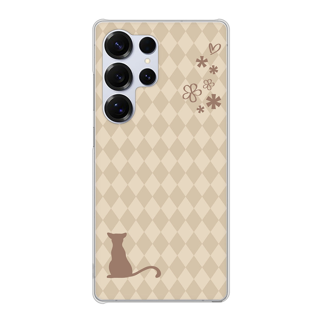 Galaxy S25 Ultra SCG32 au 高画質仕上げ 背面印刷 ハードケース 【516 ワラビー】