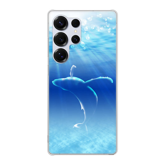Galaxy S25 Ultra SCG32 au 高画質仕上げ 背面印刷 ハードケース海の守り神