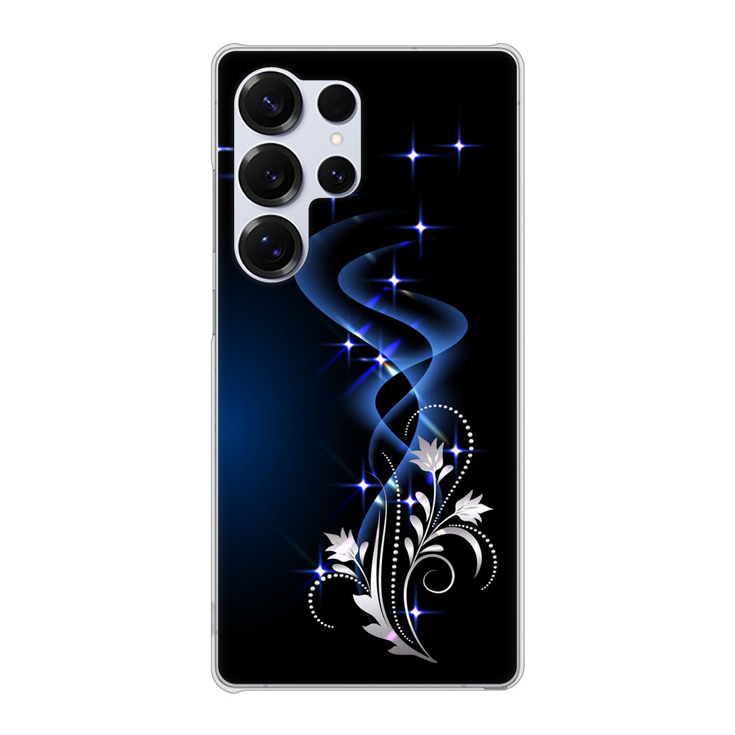 Galaxy S25 Ultra SCG32 au 高画質仕上げ 背面印刷 ハードケース 【1278 華より昇る流れ】