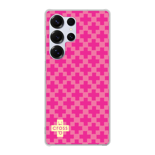 Galaxy S25 Ultra SCG32 au 高画質仕上げ 背面印刷 ハードケースクロスドット