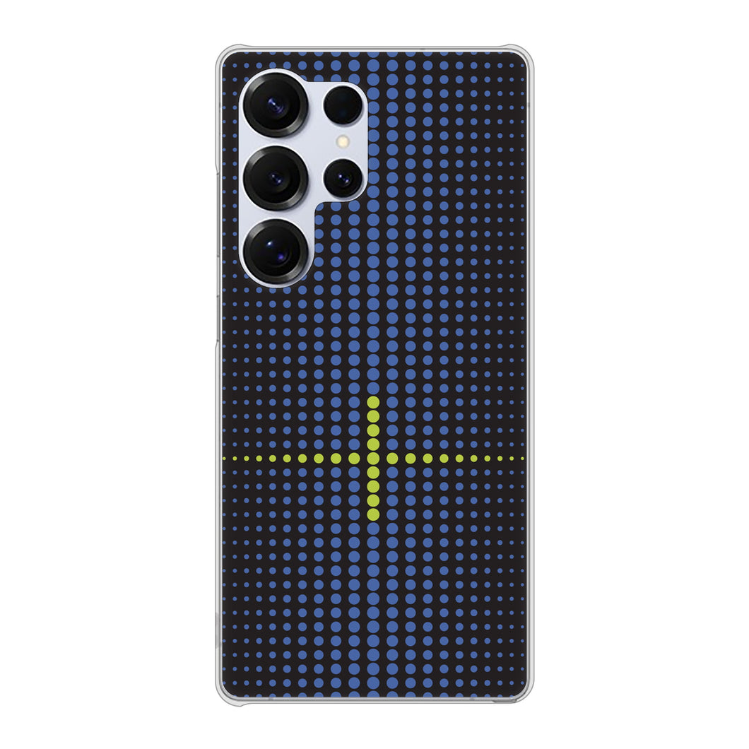 Galaxy S25 Ultra SCG32 au 高画質仕上げ 背面印刷 ハードケース 【IB907 グラデーションドット】