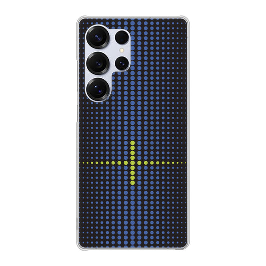 Galaxy S25 Ultra SCG32 au 高画質仕上げ 背面印刷 ハードケース 【IB907 グラデーションドット】