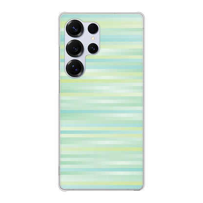 Galaxy S25 Ultra SCG32 au 高画質仕上げ 背面印刷 ハードケースグラデーションボーダー