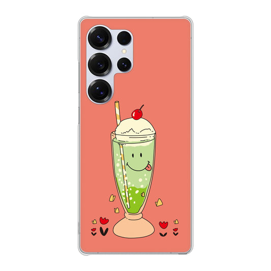 Galaxy S25 Ultra SCG32 au 高画質仕上げ 背面印刷 ハードケーススイーツイラスト