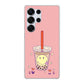 Galaxy S25 Ultra SCG32 au 高画質仕上げ 背面印刷 ハードケーススイーツイラスト
