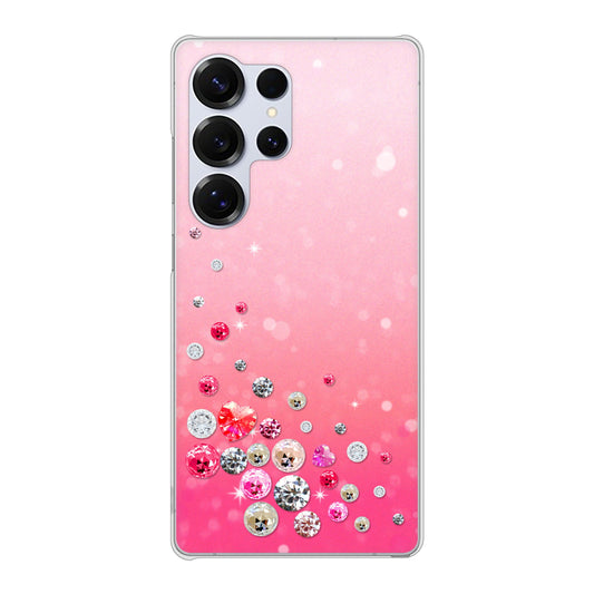 Galaxy S25 Ultra SCG32 au 高画質仕上げ 背面印刷 ハードケーススワロデコ風プリント