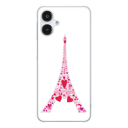 Galaxy A25 5G SCG33 au 高画質仕上げ 背面印刷 ハードケースLOVE フランス
