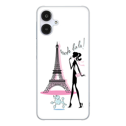 Galaxy A25 5G SCG33 au 高画質仕上げ 背面印刷 ハードケースLOVE フランス