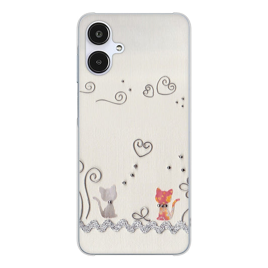 Galaxy A25 5G SCG33 au 高画質仕上げ 背面印刷 ハードケースクラフト写真ネコ