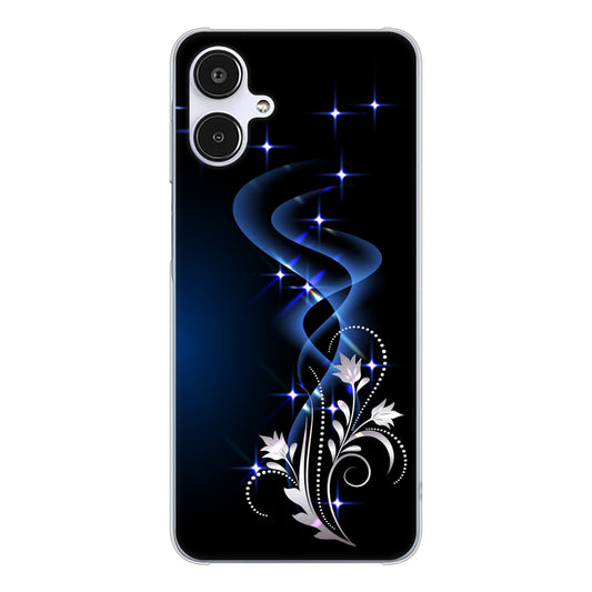 Galaxy A25 5G SCG33 au 高画質仕上げ 背面印刷 ハードケース 【1278 華より昇る流れ】