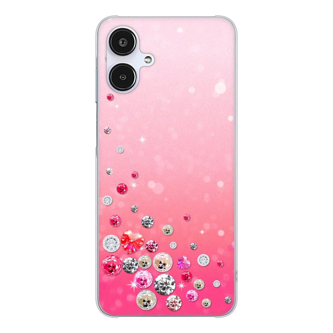 Galaxy A25 5G SCG33 au 高画質仕上げ 背面印刷 ハードケーススワロデコ風プリント