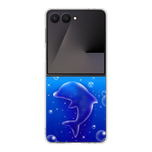 Galaxy Z Flip7 SCG35 au 高画質仕上げ 背面印刷 ハードケース海の守り神