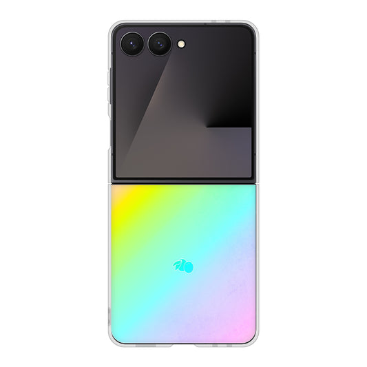 Galaxy Z Flip7 SCG35 au 高画質仕上げ 背面印刷 ハードケースパステルアート