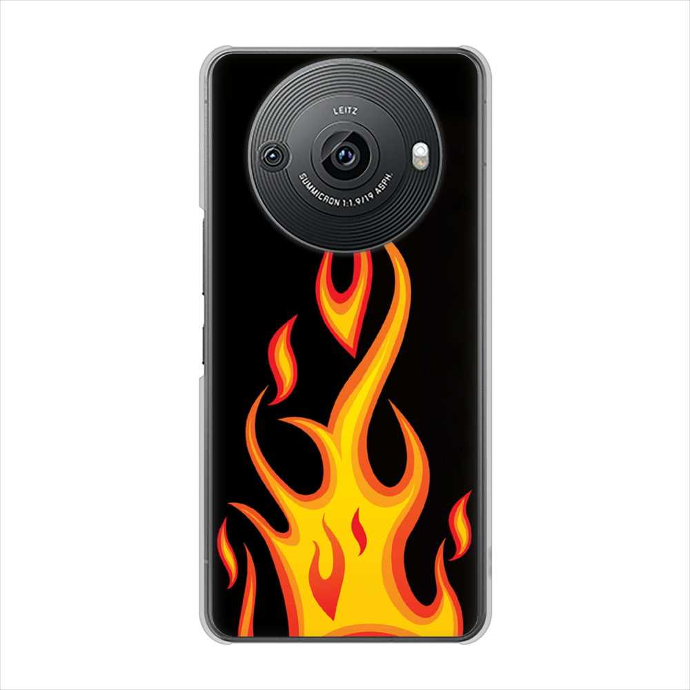 AQUOS R8 pro SH-51D docomo 高画質仕上げ 背面印刷 ハードケース 【010 ファイヤー】