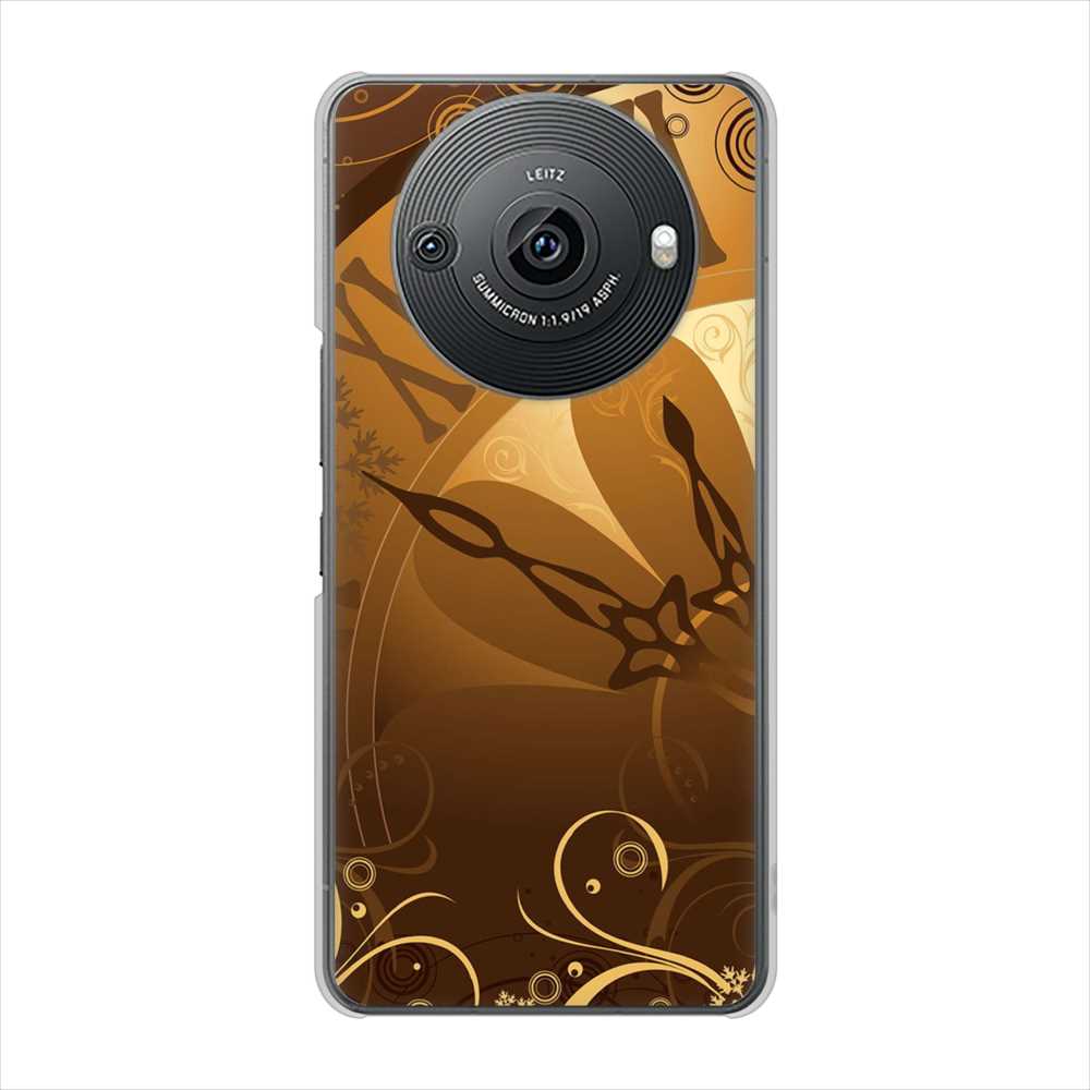 AQUOS R8 pro SH-51D docomo 高画質仕上げ 背面印刷 ハードケース 【185 時を刻む針】