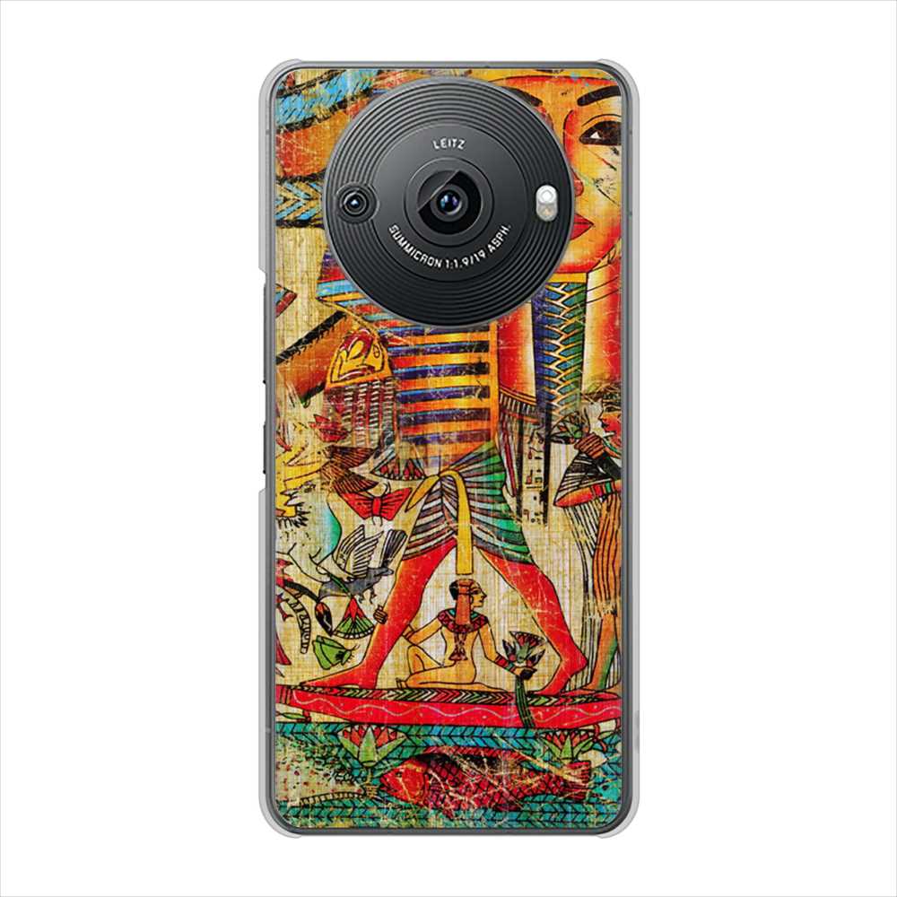 AQUOS R8 pro SH-51D docomo 高画質仕上げ 背面印刷 ハードケース 【329 ナイル ツタンカーメン】