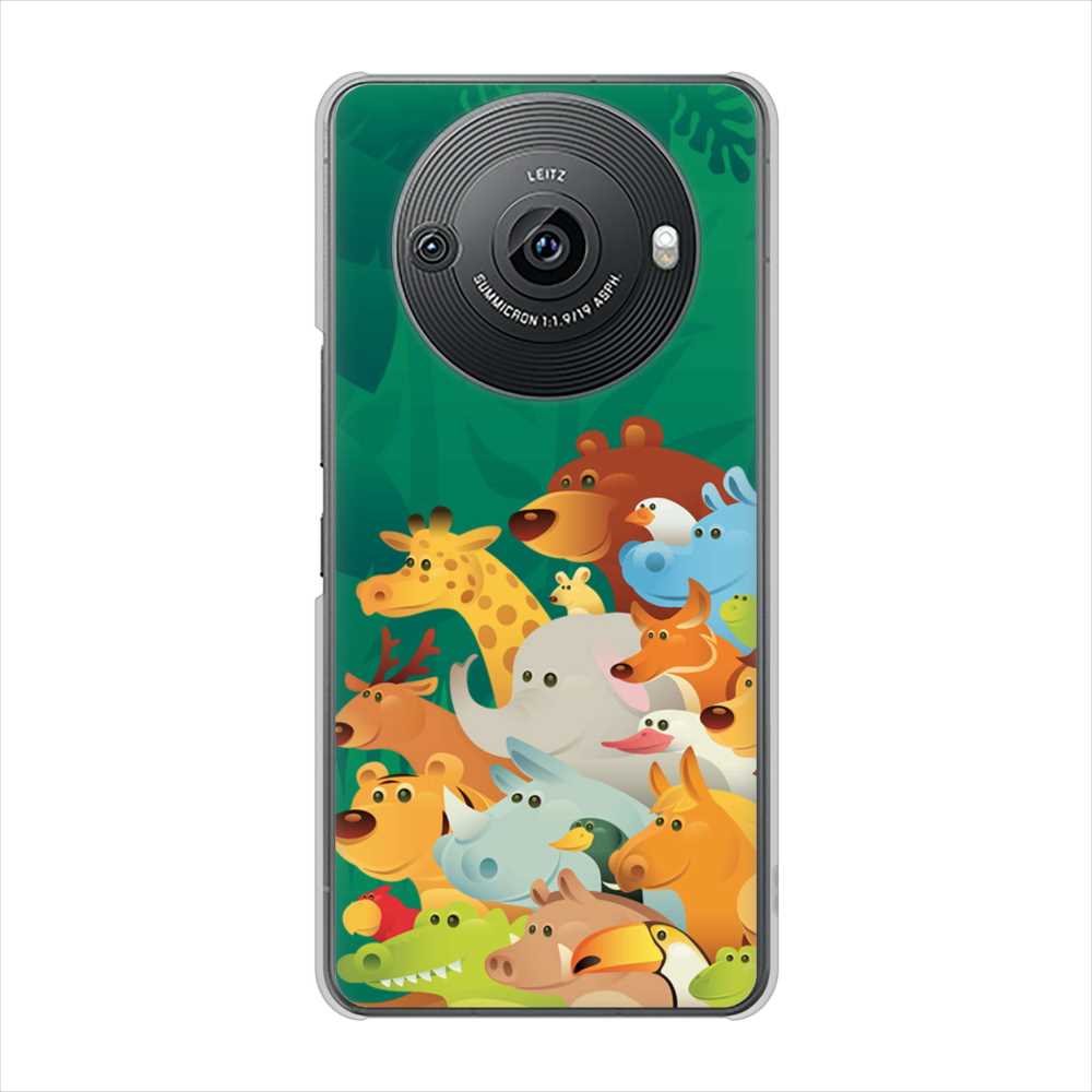 AQUOS R8 pro SH-51D docomo 高画質仕上げ 背面印刷 ハードケース 【370 全員集合】