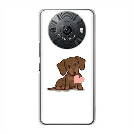 AQUOS R8 pro SH-51D docomo 高画質仕上げ 背面印刷 ハードケース 【394 I love ダックス】