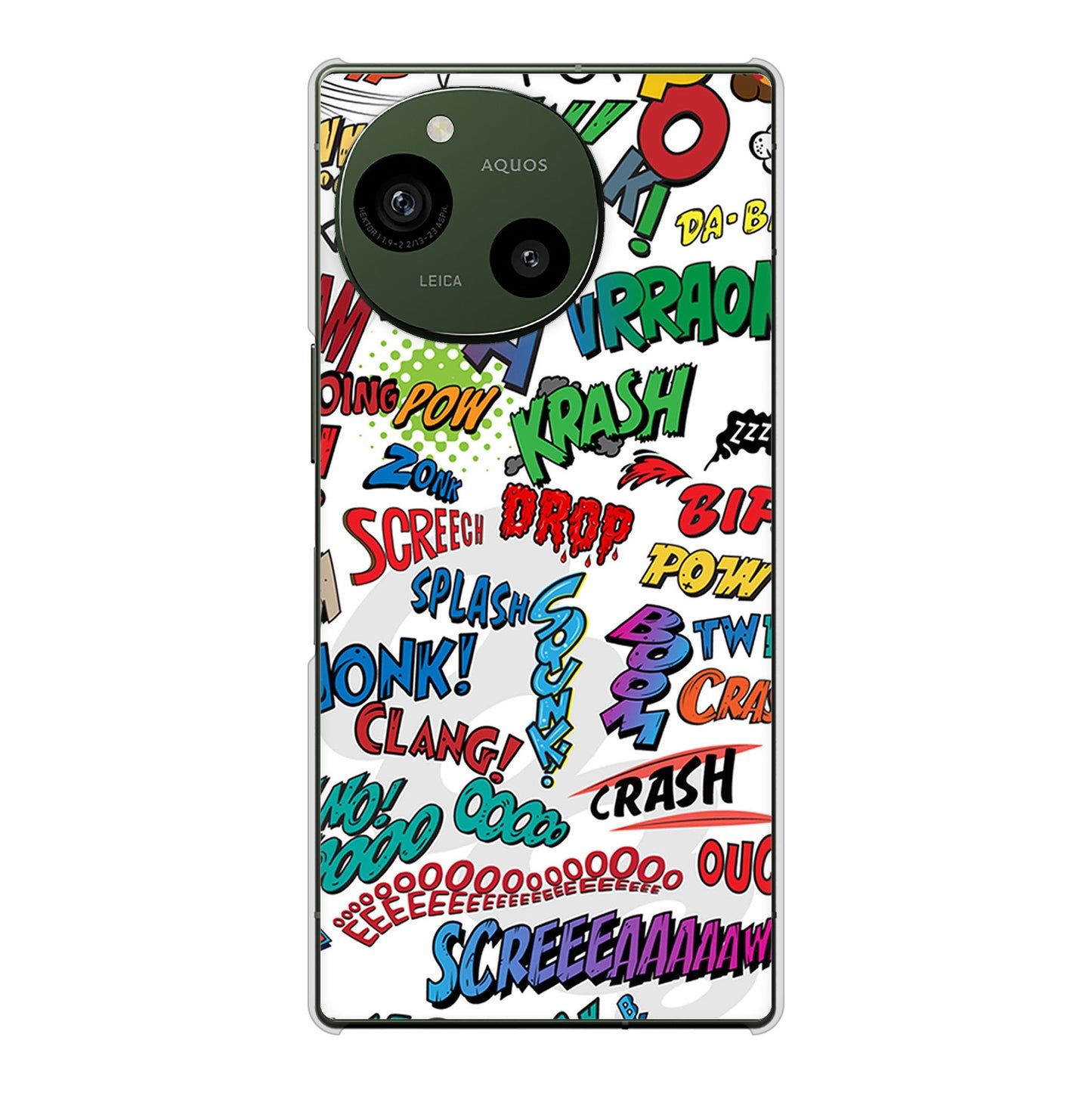 AQUOS R9 SH-51E docomo 高画質仕上げ 背面印刷 ハードケース 【271 アメリカン キャッチコピー】