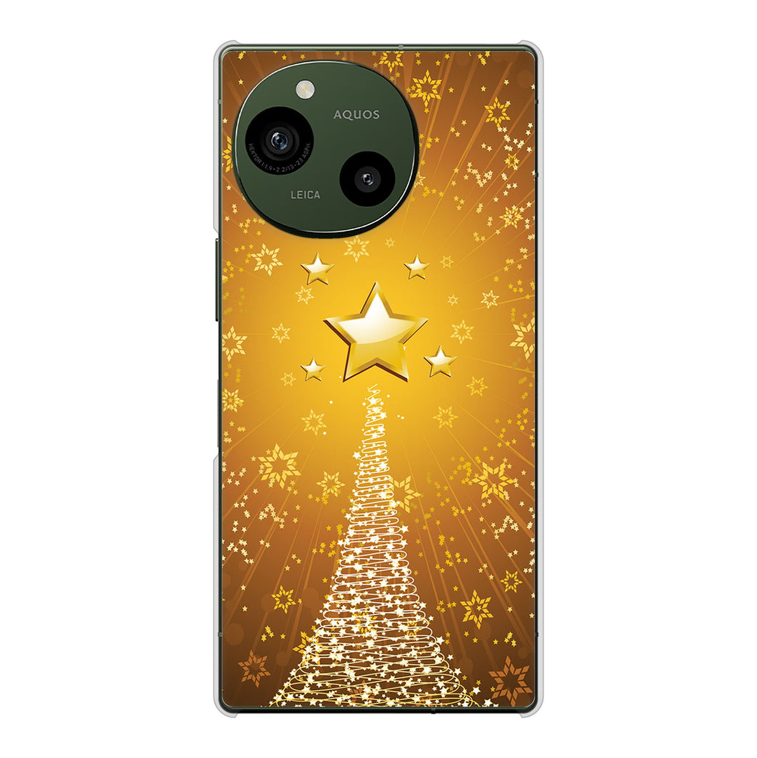 AQUOS R9 SH-51E docomo 高画質仕上げ 背面印刷 ハードケースクリスマス