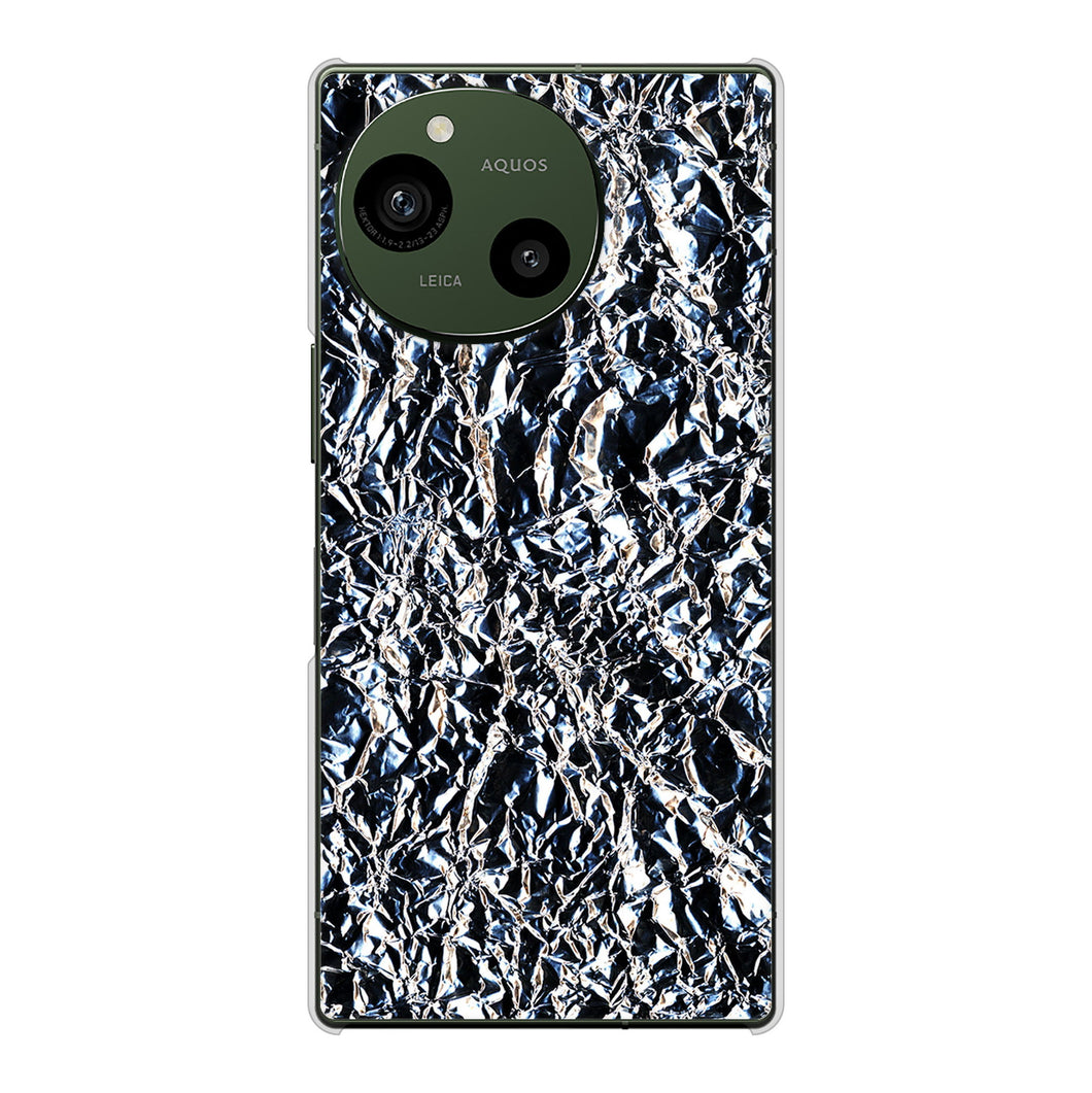 AQUOS R9 SH-51E docomo 高画質仕上げ 背面印刷 ハードケース 【EK835 スタイリッシュアルミシルバー】
