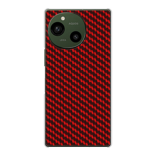 AQUOS R9 SH-51E docomo 高画質仕上げ 背面印刷 ハードケースカーボン