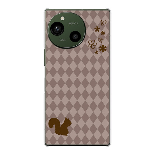 AQUOS R10 SH-51F docomo 高画質仕上げ 背面印刷 ハードケース 【515 リス】