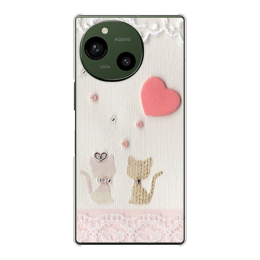 AQUOS R10 SH-51F docomo 高画質仕上げ 背面印刷 ハードケースクラフト写真ネコ