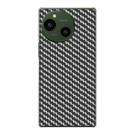 AQUOS R10 SH-51F docomo 高画質仕上げ 背面印刷 ハードケースカーボン