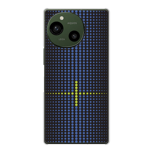AQUOS R10 SH-51F docomo 高画質仕上げ 背面印刷 ハードケース 【IB907 グラデーションドット】