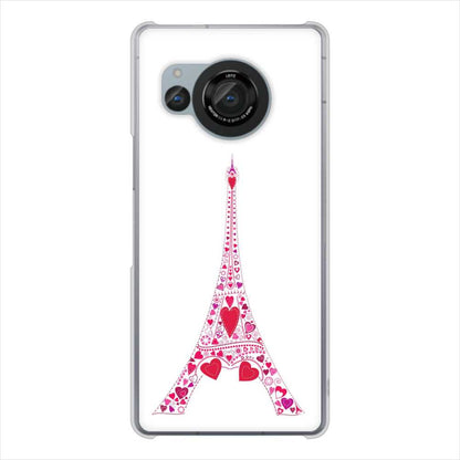 AQUOS R8 SH-52D docomo 高画質仕上げ 背面印刷 ハードケースLOVE フランス