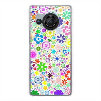 AQUOS R8 SH-52D docomo 高画質仕上げ 背面印刷 ハードケースリバティプリント
