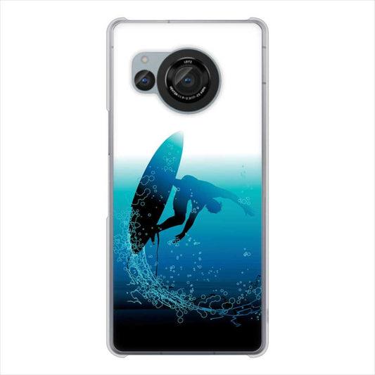 AQUOS R8 SH-52D docomo 高画質仕上げ 背面印刷 ハードケース 【416 カットバック】