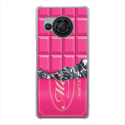 AQUOS R8 SH-52D docomo 高画質仕上げ 背面印刷 ハードケース板チョコ