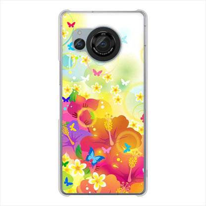 AQUOS R8 SH-52D docomo 高画質仕上げ 背面印刷 ハードケースバタフライ