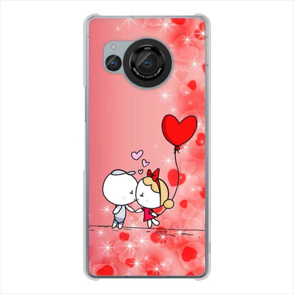 AQUOS R8 SH-52D docomo 高画質仕上げ 背面印刷 ハードケースカップル