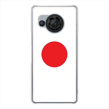 AQUOS R8 SH-52D docomo 高画質仕上げ 背面印刷 ハードケース国旗
