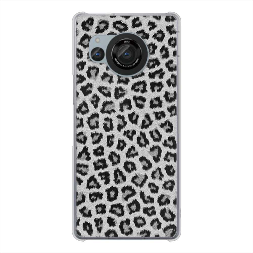 AQUOS R8 SH-52D docomo 高画質仕上げ 背面印刷 ハードケースヒョウ柄ベーシックS