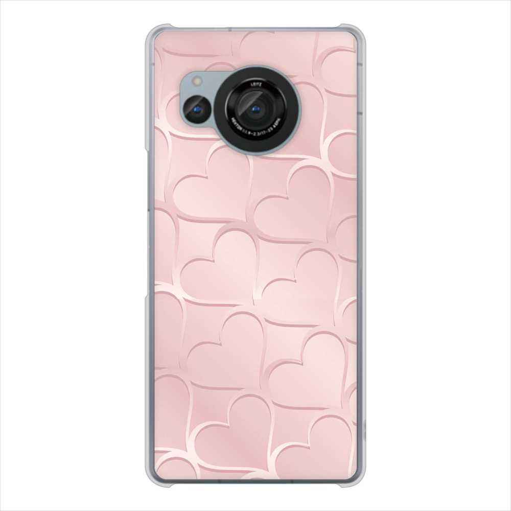 AQUOS R8 SH-52D docomo 高画質仕上げ 背面印刷 ハードケースかくれハート