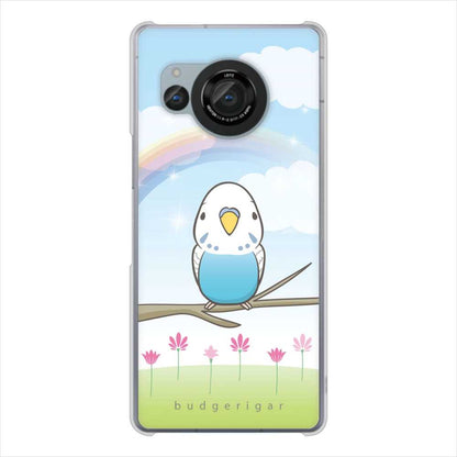 AQUOS R8 SH-52D docomo 高画質仕上げ 背面印刷 ハードケースセキセイインコ