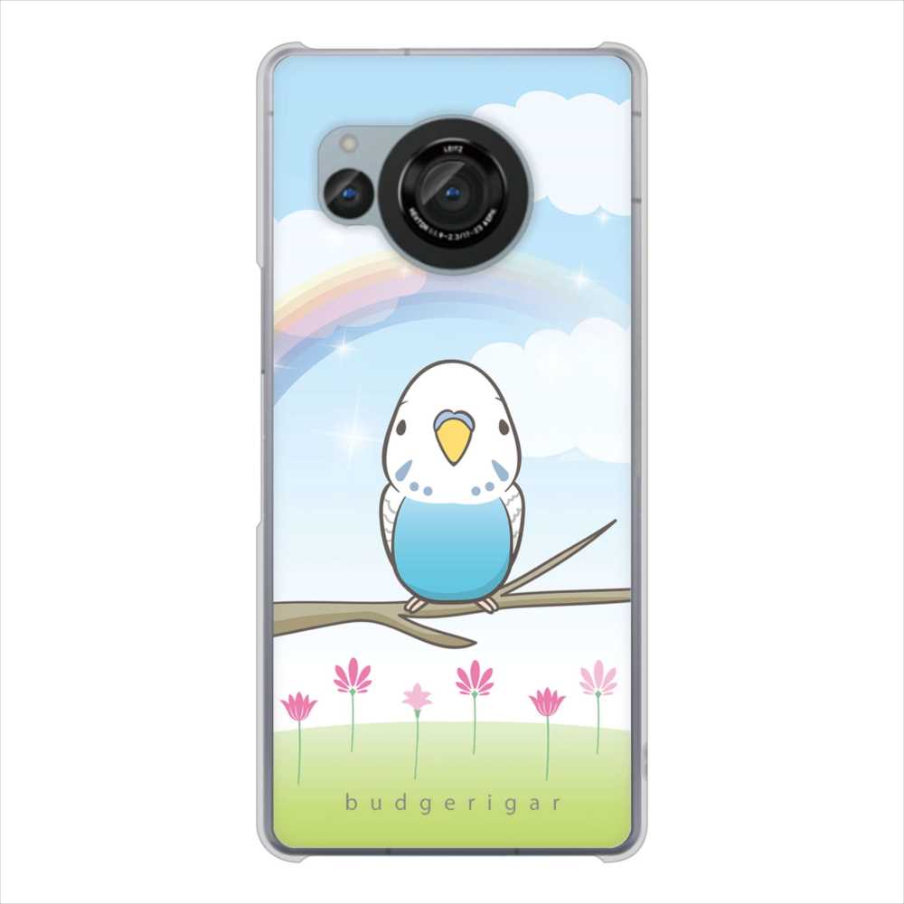 AQUOS R8 SH-52D docomo 高画質仕上げ 背面印刷 ハードケースセキセイインコ