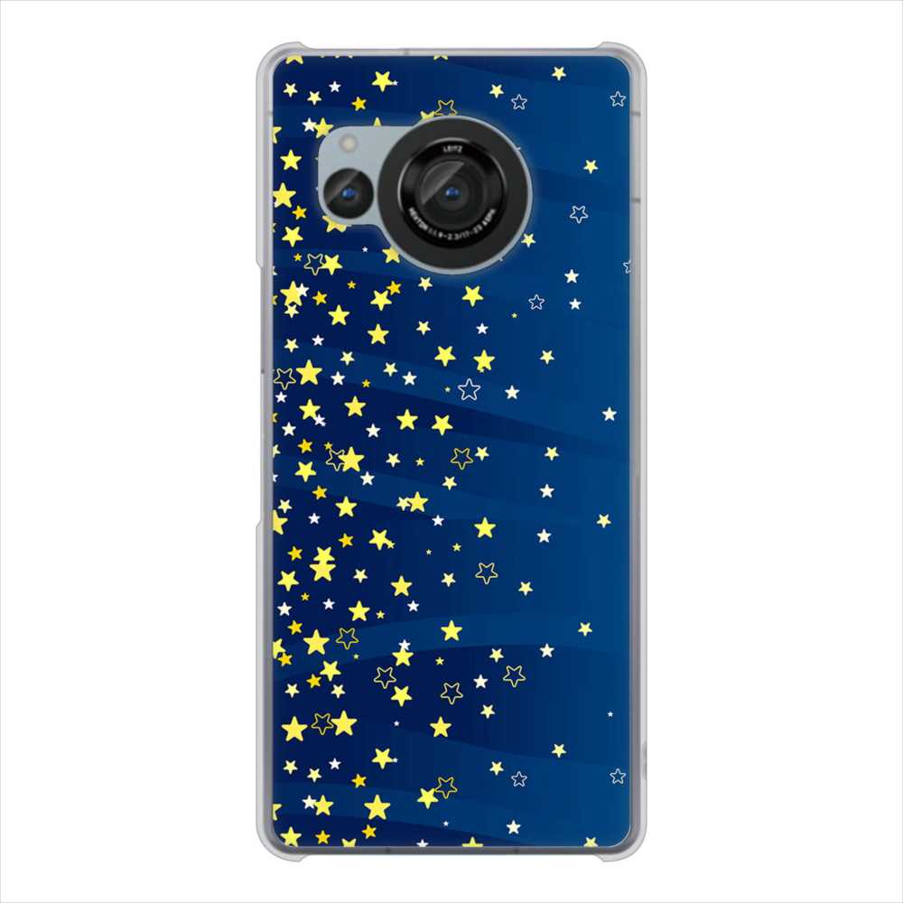AQUOS R8 SH-52D docomo 高画質仕上げ 背面印刷 ハードケース 【VA842 満天の星空】