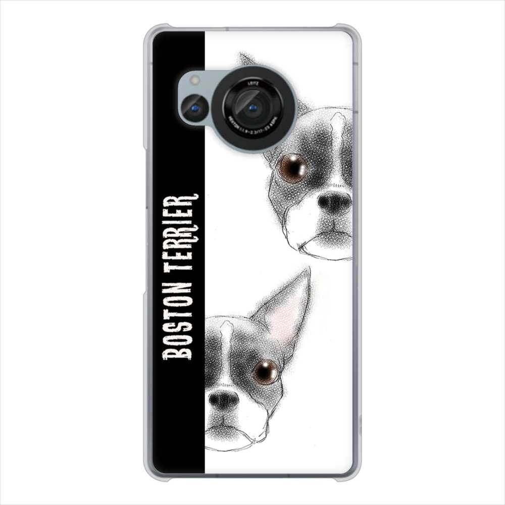 AQUOS R8 SH-52D docomo 高画質仕上げ 背面印刷 ハードケースボストンテリア