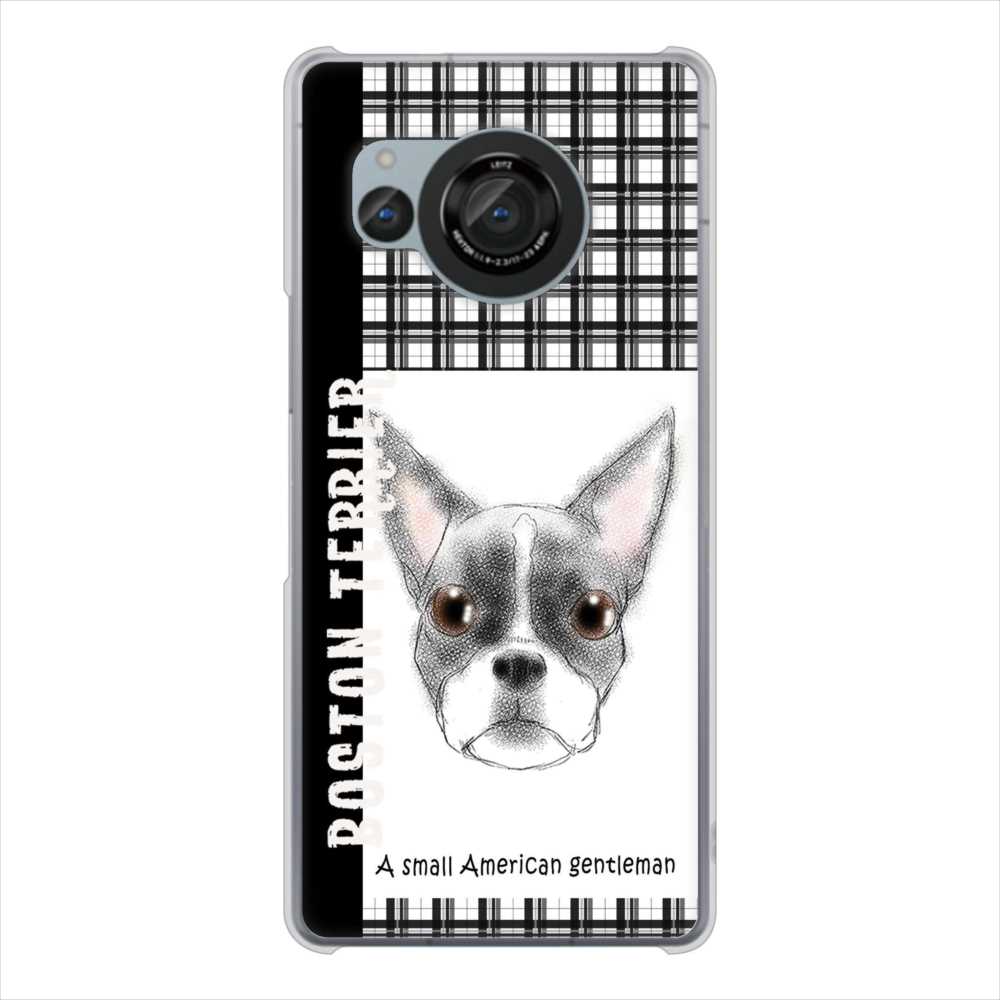 AQUOS R8 SH-52D docomo 高画質仕上げ 背面印刷 ハードケースボストンテリア